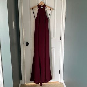 BHLDN by Anthropologie high neck dress.